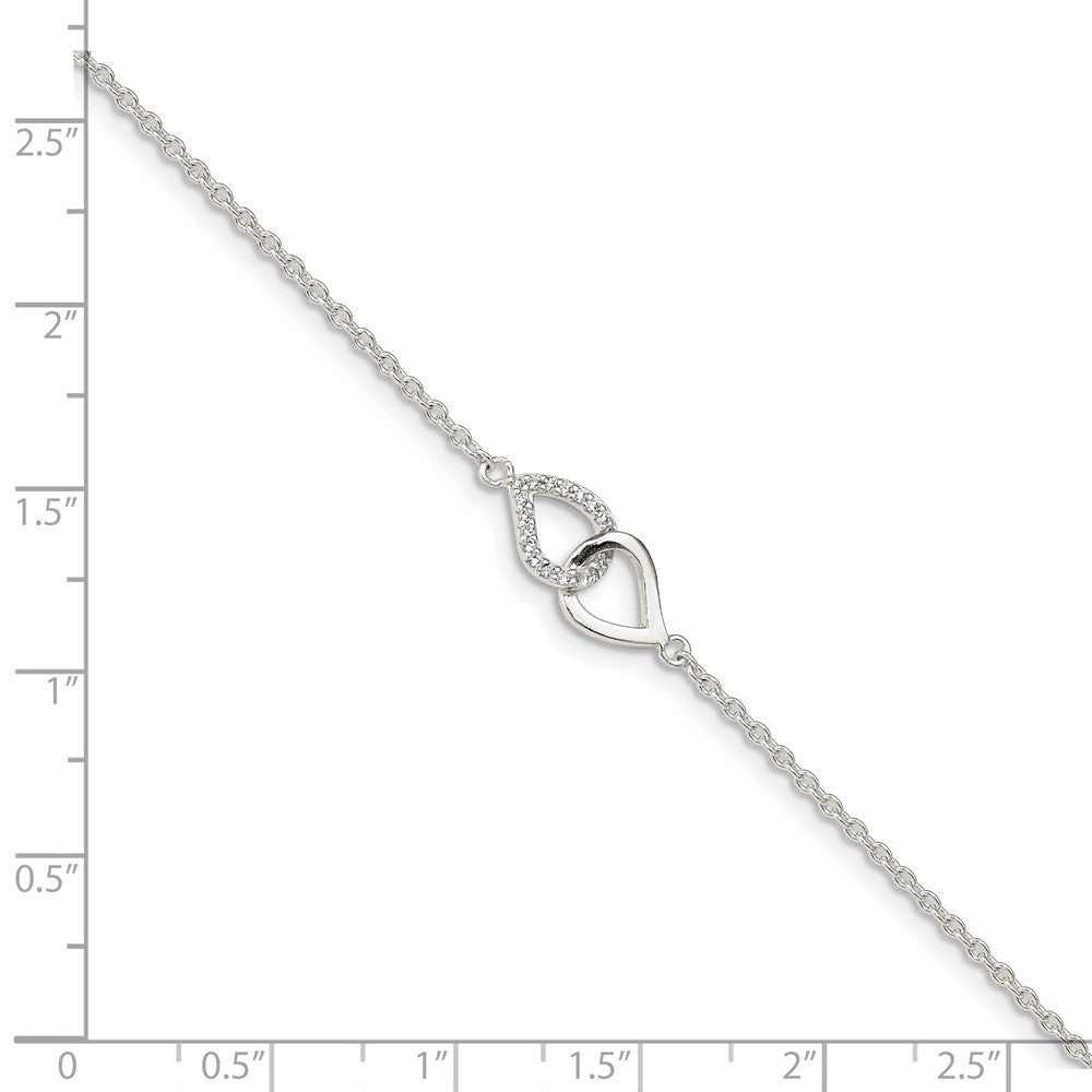 Sterling Silver CZ Bracelet QG4888-7