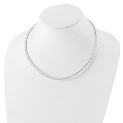 Sterling Silver 4mm Round Cubetto 18in Necklace QG5362-18