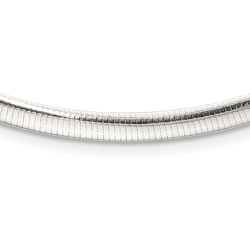 Sterling Silver 4.5mm Polished Cubetto 16in Necklace QG5363-16