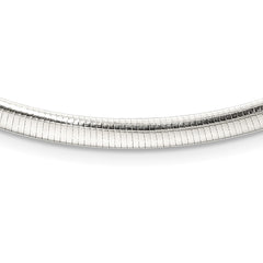 Sterling Silver 4.5mm Polished Cubetto 16in Necklace QG5363-16