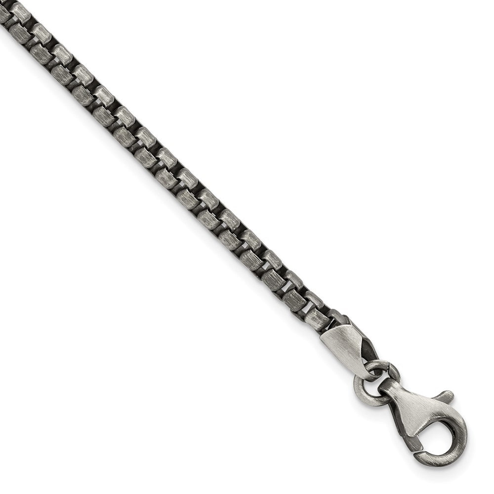 Sterling Silver Antiqued Brushed Bracelet QG5724-8