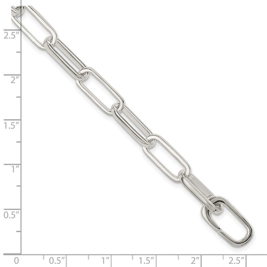 Sterling Silver Polished Fancy Link Bracelet QG5825-7.75