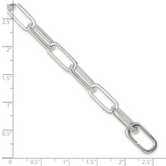 Sterling Silver Polished Fancy Link Bracelet QG5825-7.75