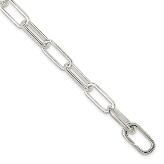 Sterling Silver Polished Fancy Link Bracelet QG5825-7.75