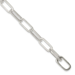 Sterling Silver Polished Fancy Link Bracelet QG5825-7.75