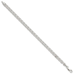 Sterling Silver Polished 5mm Triple Rolo Charm Bracelet QG5830-7
