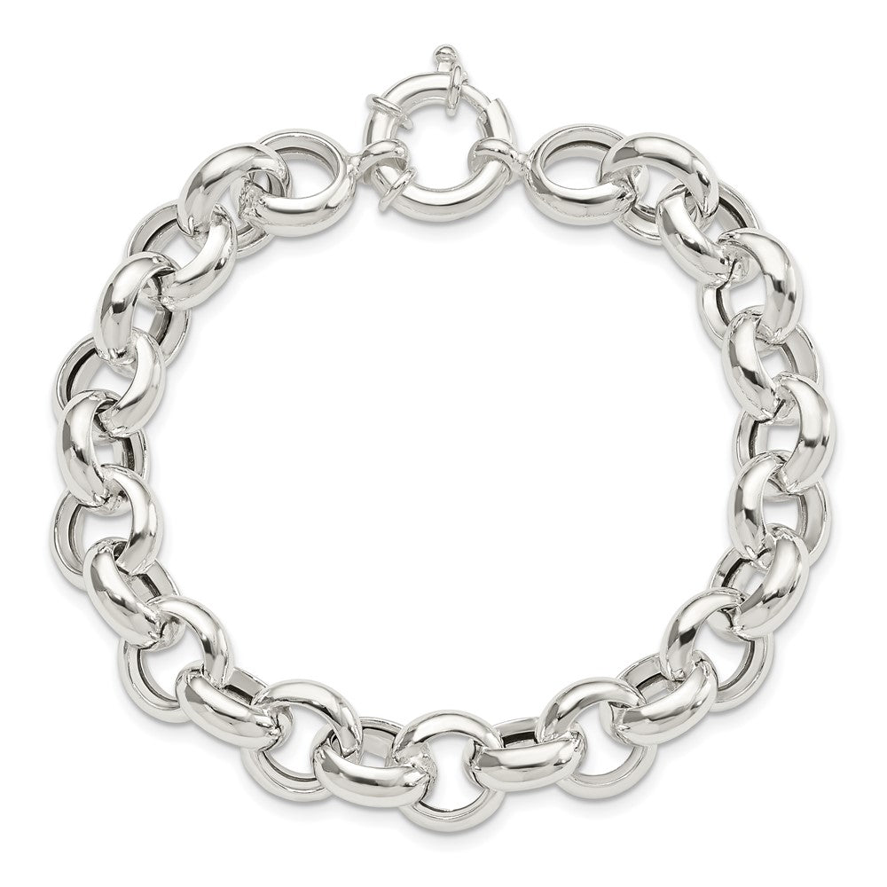 Sterling Silver Polished Fancy Link Bracelet QG5964-8