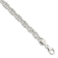 Sterling Silver Polished Fancy Link Bracelet QG5969-7.5