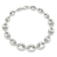 Sterling Silver Polished Fancy Link 7.5in Bracelet QG5971-7.5