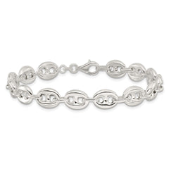 Sterling Silver Polished Fancy Link Bracelet QG6414-7.5