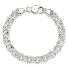 Sterling Silver 7.5inch Double Link Bracelet QH163-7.5