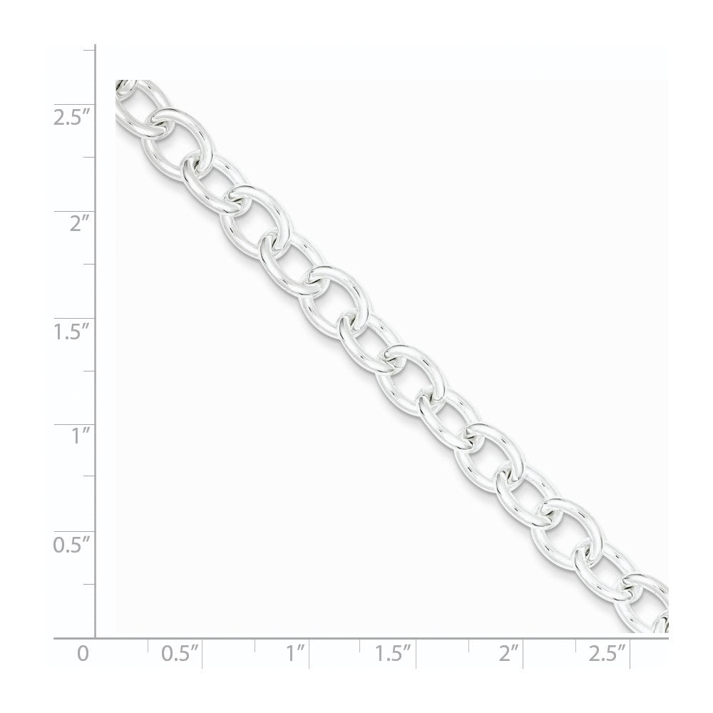 Sterling Silver 7.5inch Fancy Link Bracelet QH197-7.5