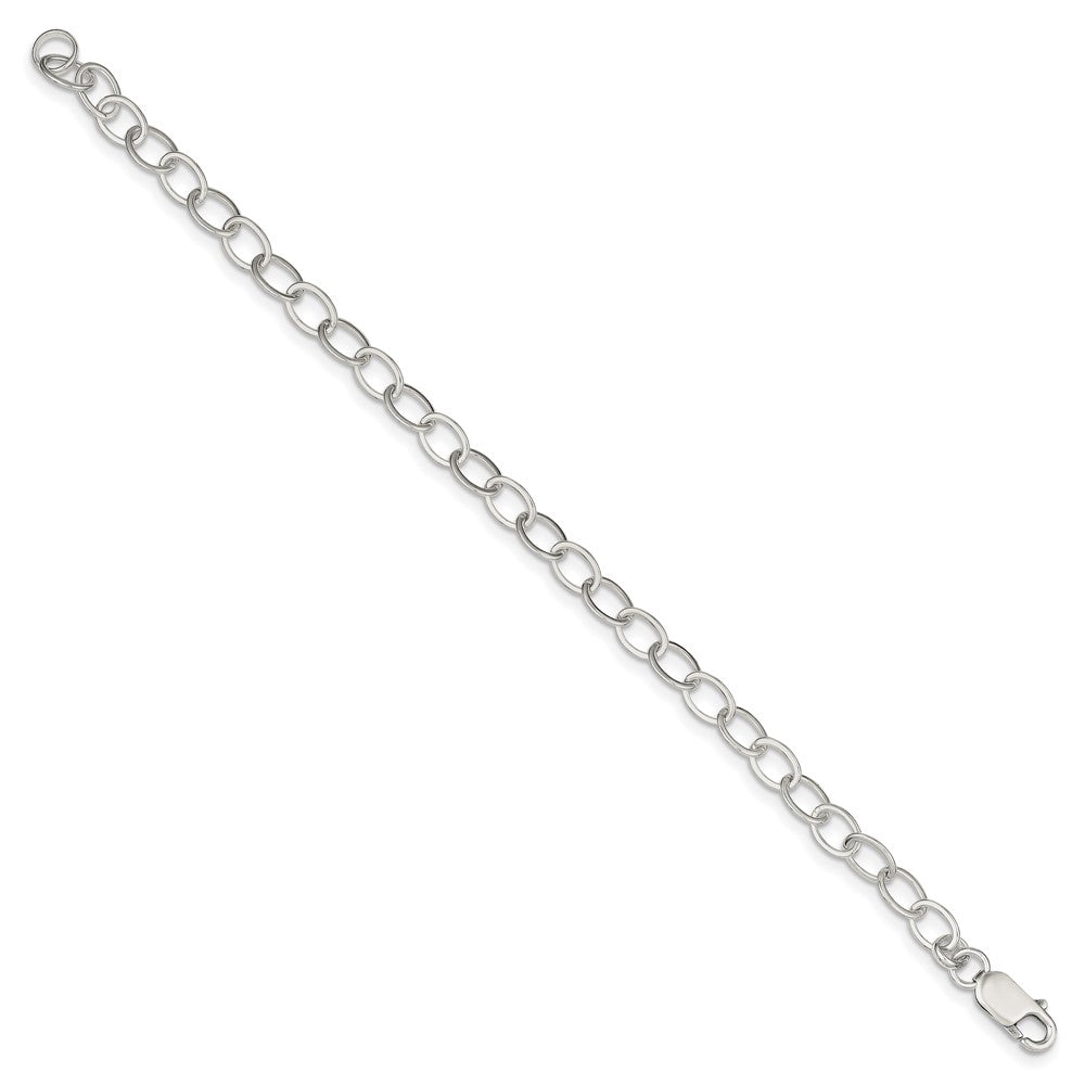 Sterling Silver 6.5inch Fancy Link Bracelet QH210-6.5