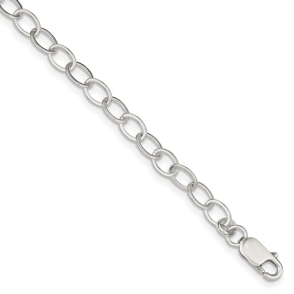 Sterling Silver 8.5inch Fancy Link Bracelet QH210-6.5