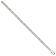 Sterling Silver 7.5inch Polished Fancy Link Bracelet QH223-7.5