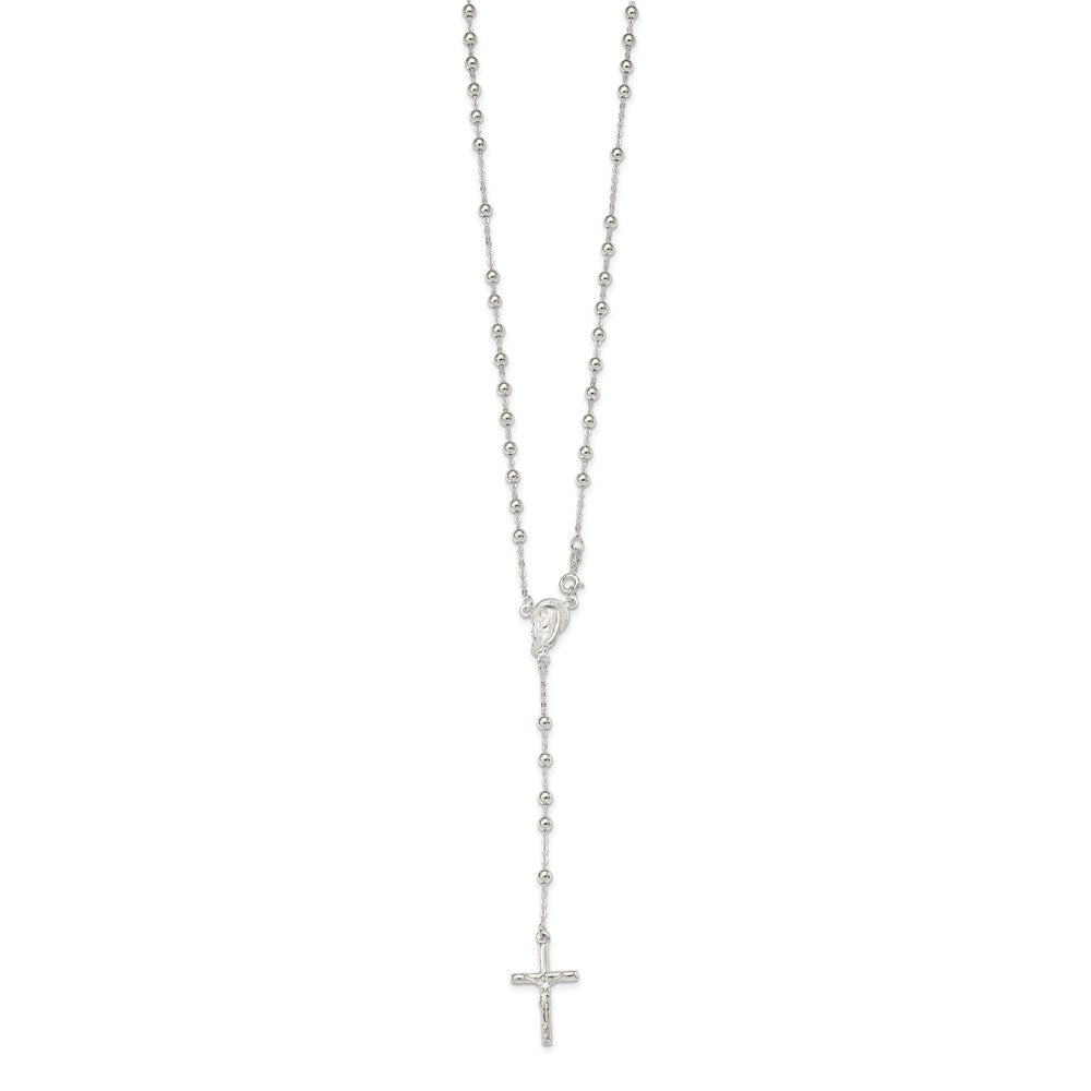 Sterling Silver Crucifix Necklace QH5126-24