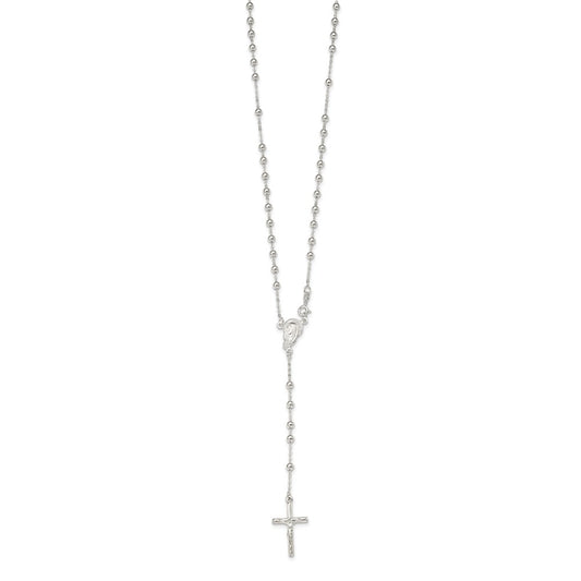 Sterling Silver Crucifix Necklace QH5126-24