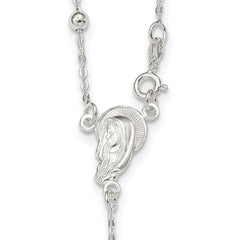 Sterling Silver Crucifix Necklace QH5126-24