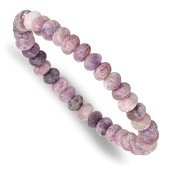 Charoite 7mm Beaded Stretch Bracelet QH5733