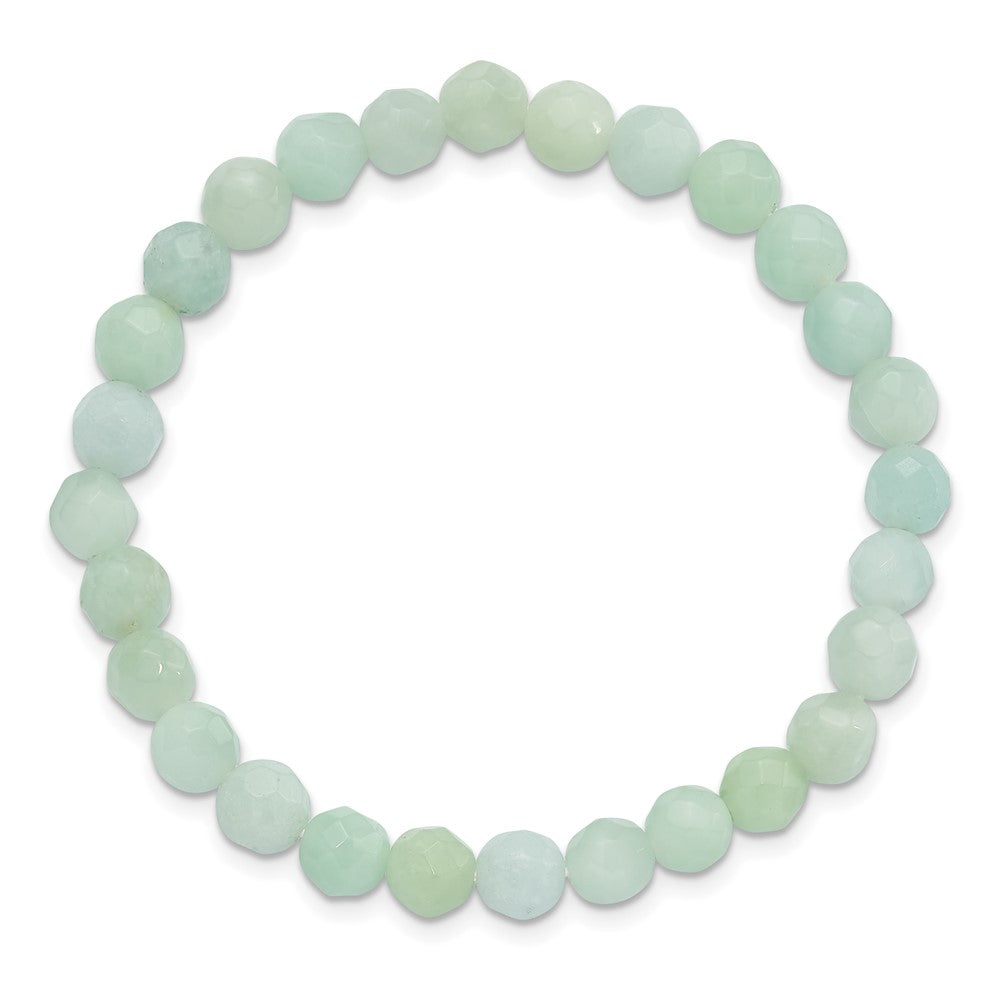 Amazonite 6mm Beaded Stretch Bracelet QH5741