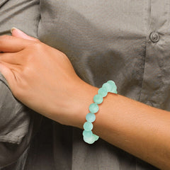 Amazonite 10mm Beaded Stretch Bracelet QH5742