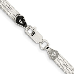 Sterling Silver Rhodium-plated 4.5mm Magic Herringbone ChainQHB050R