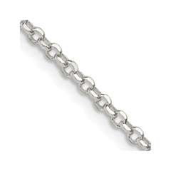Sterling Silver 2.2mm Diamond-cut Cable ChainQHC035