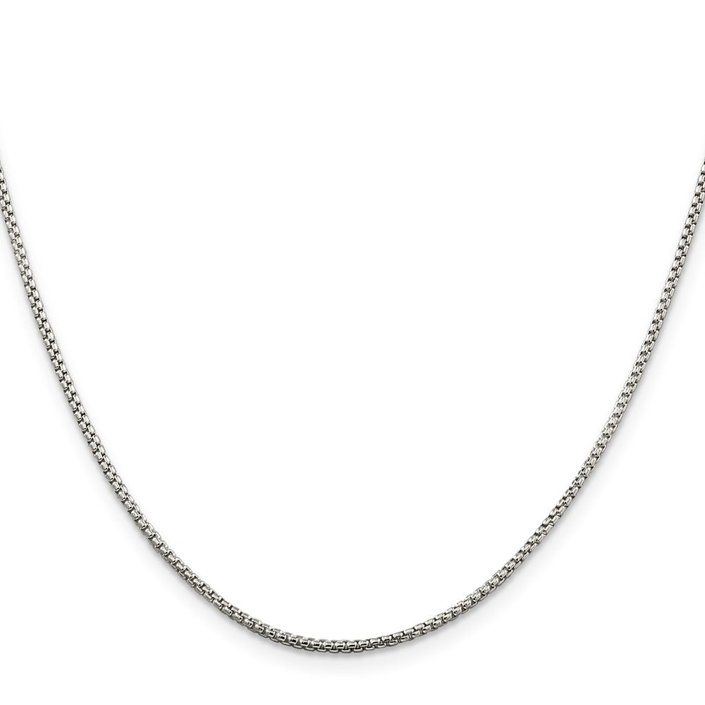 Sterling Silver 1.5mm Round Box ChainQHX028
