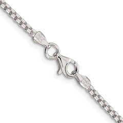 Sterling Silver Rhodium-plated 2mm Round Box ChainQHX040R
