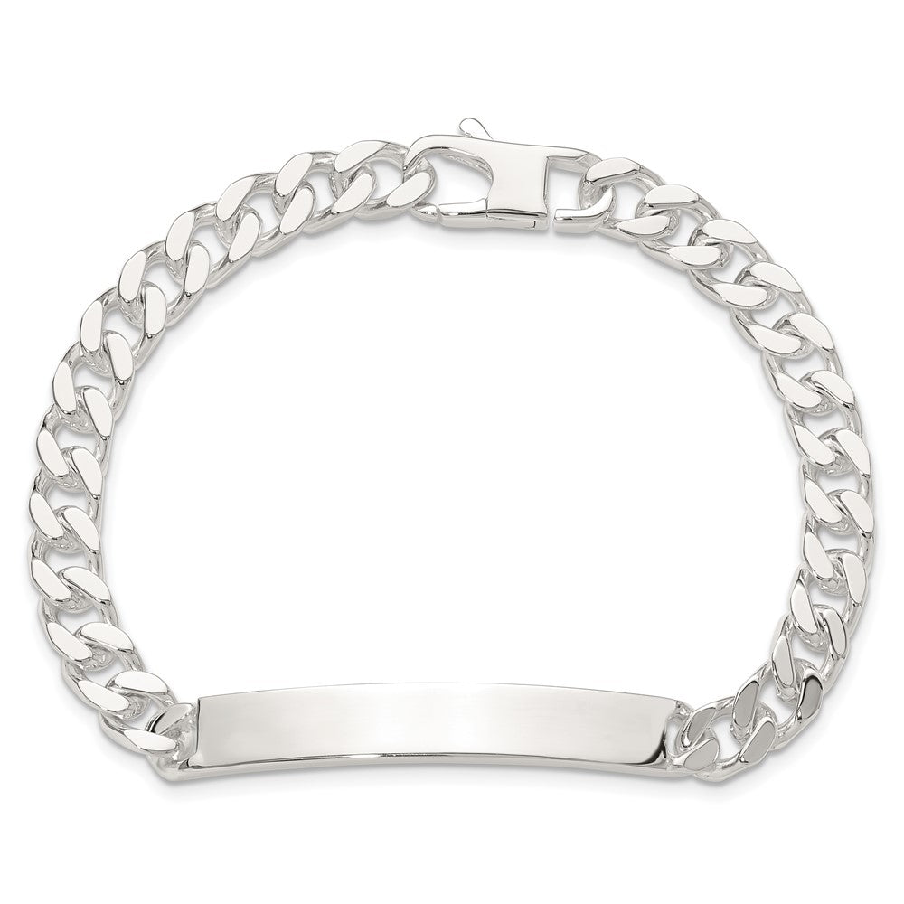 Sterling Silver 8in Curb ID Bracelet QID241-8