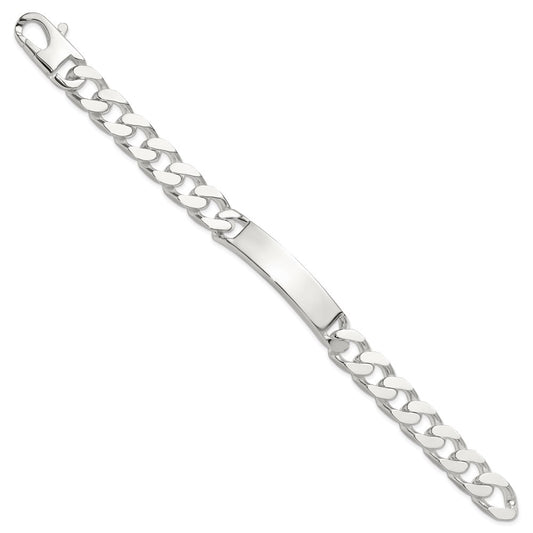 Sterling Silver 8.5in Curb ID Bracelet QID243-8.5