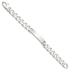 Sterling Silver 8.5in Curb ID Bracelet QID243-8.5