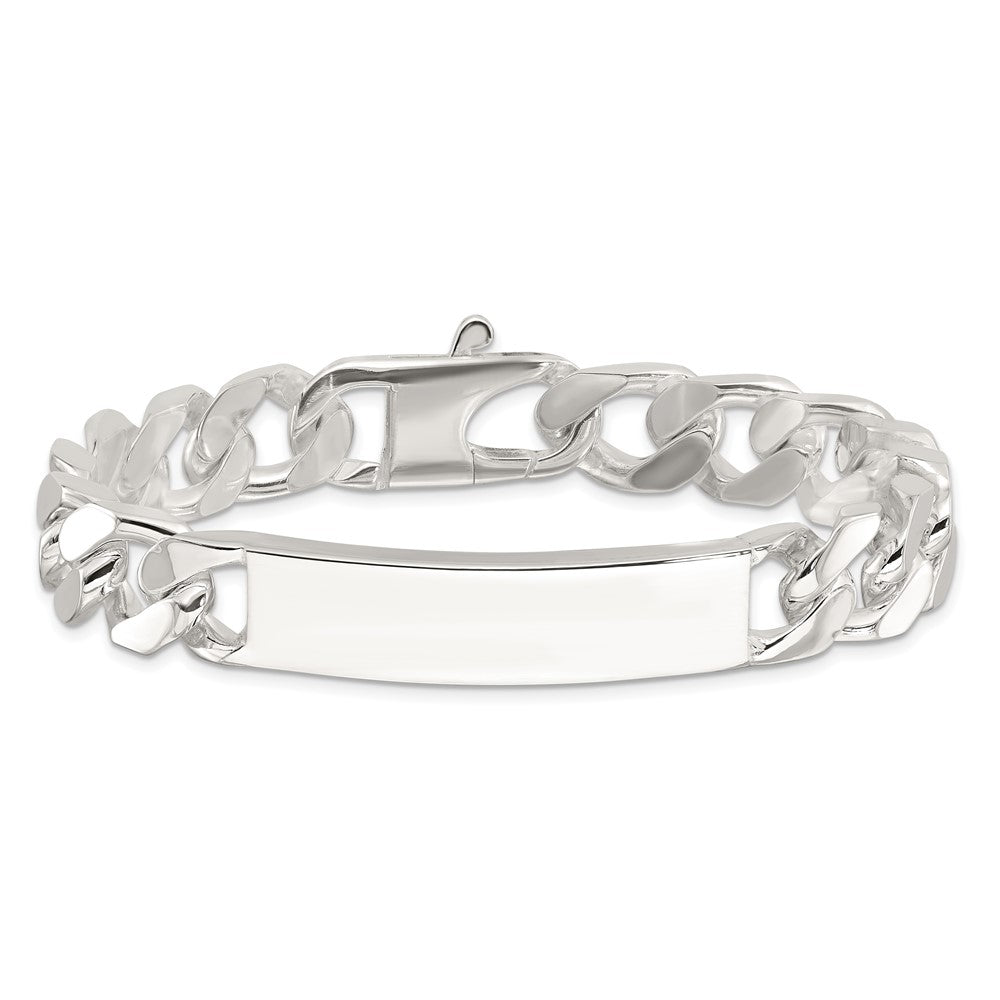 Sterling Silver 8.5in Curb ID Bracelet QID243-8.5