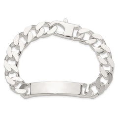 Sterling Silver 8.5in Curb ID Bracelet QID243-8.5