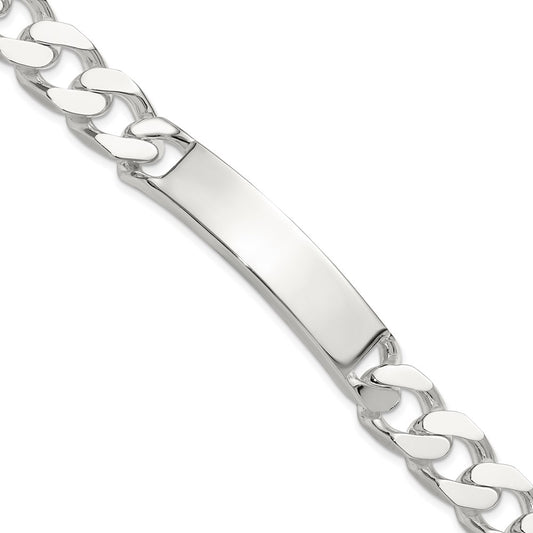 Sterling Silver 8.5in Curb ID Bracelet QID243-8.5