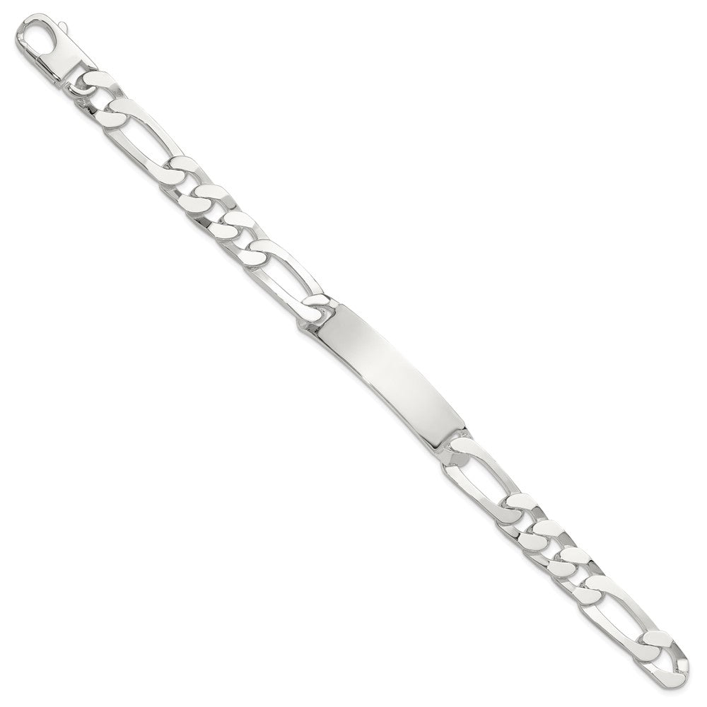 Sterling Silver 8.5in Figaro ID Bracelet QID245-8.5