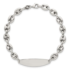 Sterling Silver Polished 6.25mm Mariner/Anchor Link 7.25 Inch ID Bracelet QID264-7.25
