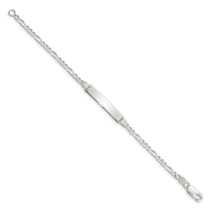 Sterling Silver Children's ID Bracelet QID27-6