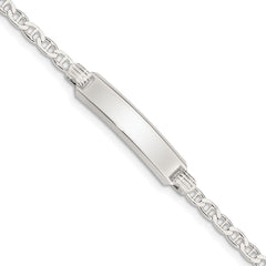 Sterling Silver Children's ID Bracelet QID34-6