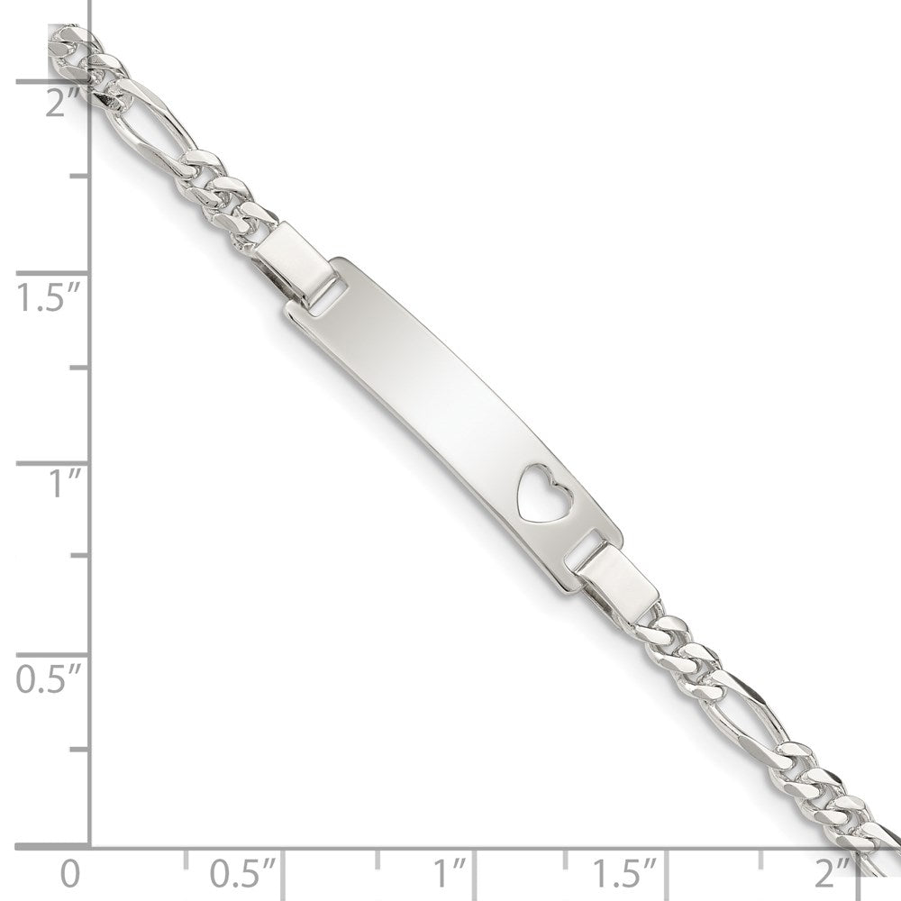 Sterling Silver Baby ID Bracelet QID42-6