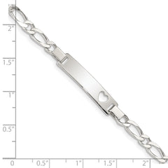 Sterling Silver Baby ID 6 IN Bracelet QID43-6