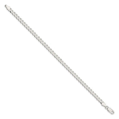 Sterling Silver 4.7mm Flat Curb Chain QLB120-8