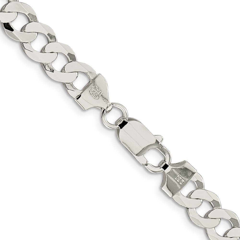 Sterling Silver 7.5mm Flat Curb ChainQLB200