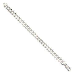 Sterling Silver 7.5mm Flat Curb Chain QLB200-8
