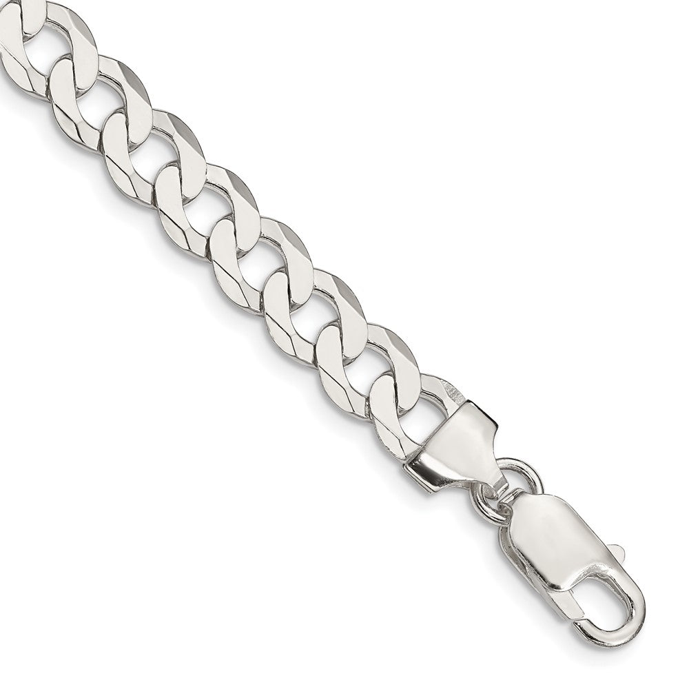 Sterling Silver 7.5mm Flat Curb Chain QLB200-8