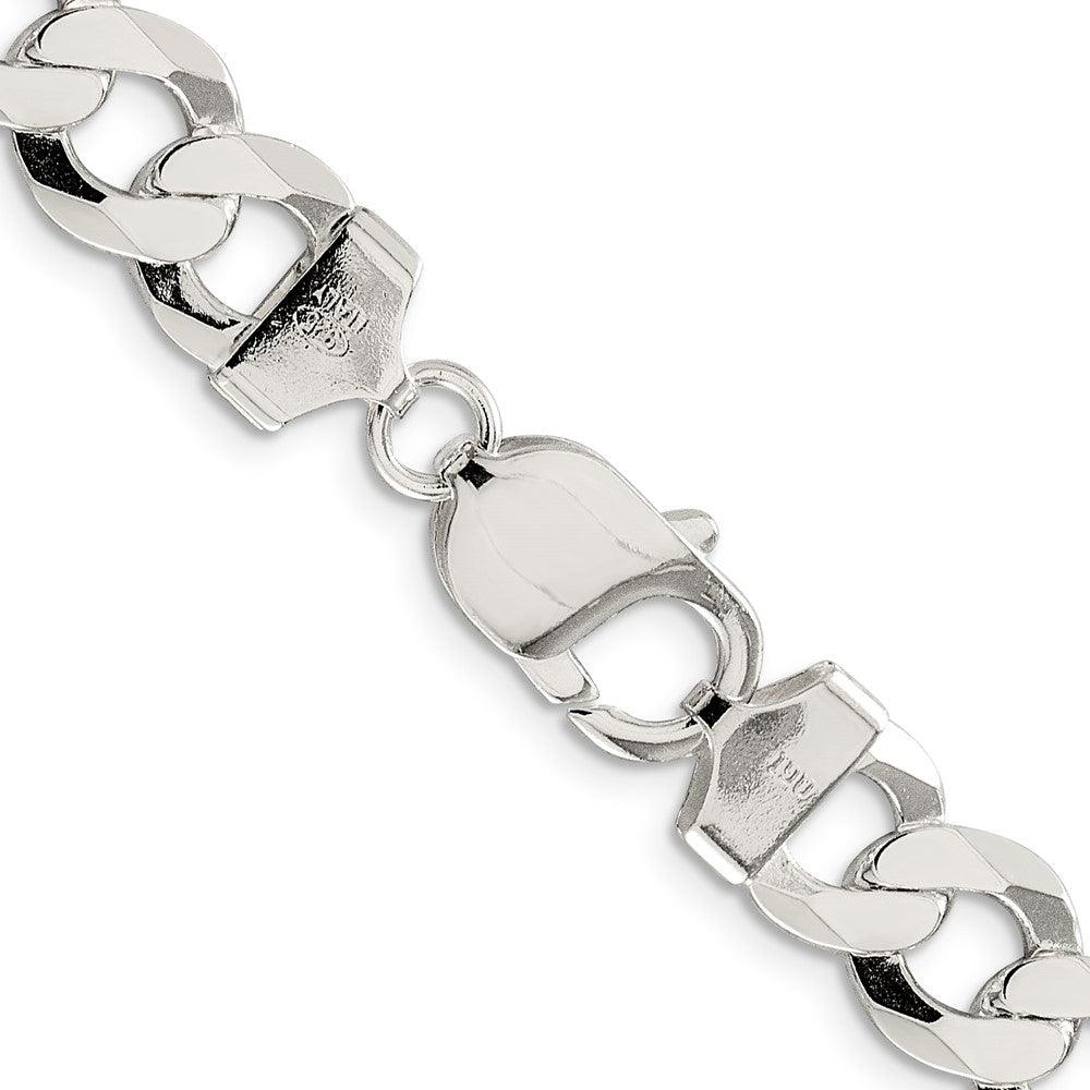 Sterling Silver 9.75mm Flat Curb ChainQLB250