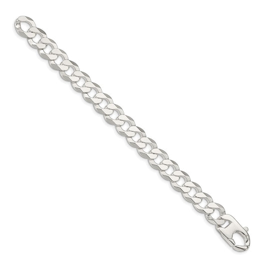 Sterling Silver 14mm Flat Curb Chain QLB350-9