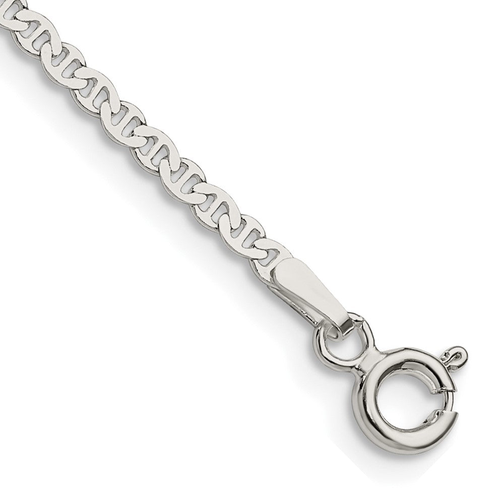 Sterling Silver 2.25mm Flat Anchor Chain QLFA050-8