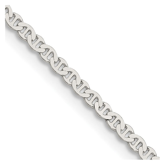 Sterling Silver 2.25mm Flat Anchor ChainQLFA050