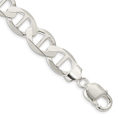Sterling Silver 12.3mm Flat Anchor Chain QLFA250-8